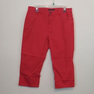 Ralph Lauren Red Cropped Pants